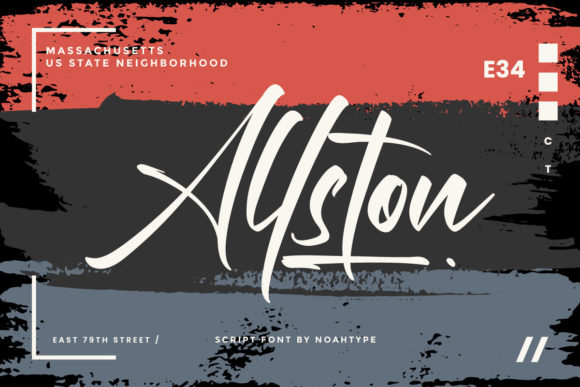 Allston: A Modern Script Font for Web Design