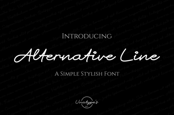 Alternative Line Font: Elevating Small Business Branding