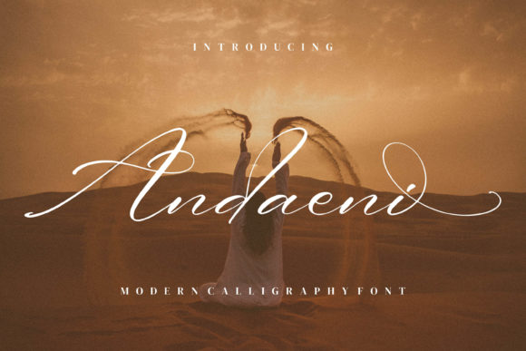 Andaeni: A Premium Script Font for Bold Campaigns