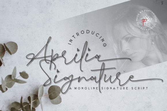 Aprilia Signature: A Refined Script Font for Makers