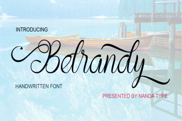 Betrandy: A Modern Handwritten Font for Editorial Design