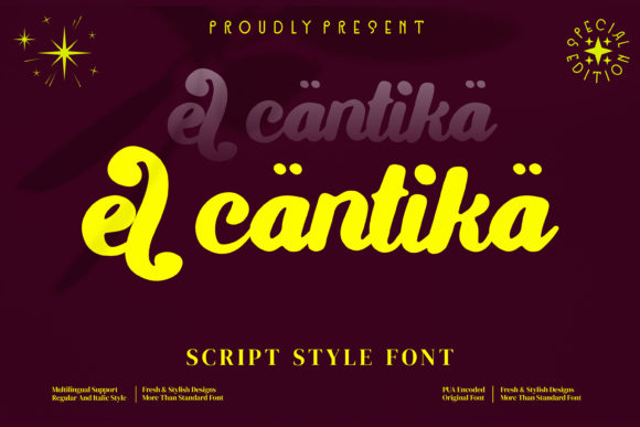 El Cantika Font: A Handwritten Touch for Branding