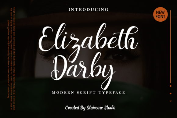 Elizabeth Darby: A Modern Script Font for Crafters