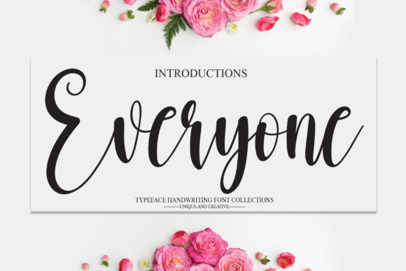 Everyone Typeface: A Relaxed Script for Editorial Design