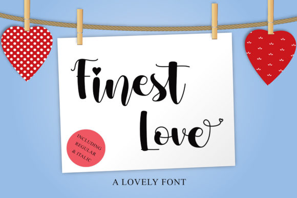Finest Love Typeface for Elegant Branding