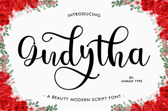 Gudytha: A Handwritten Font for Polished Branding
