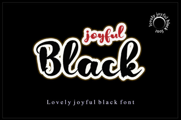 Joyful Black: A Handwritten Font for Makers