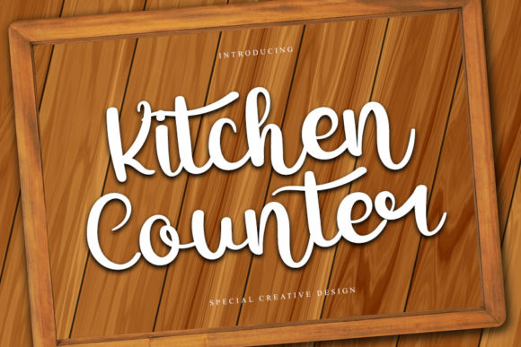 Kitchen Counter Font: A Review for Editorial Design