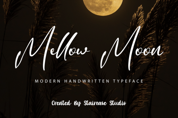 Mellow Moon: A Modern Script Font for Editorial Design