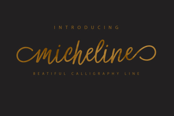 Micheline: A Script Font for Editorial Design
