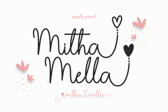Mitha Mella: A Delicate Script Typeface for Elegant Branding