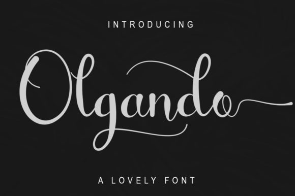 Olgando: A Playful Script Font for Modern Web Design