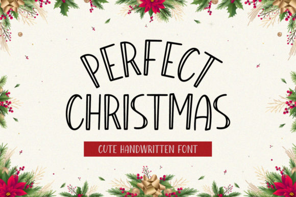 Perfect Christmas: A Handwritten Font for Editorial Charm