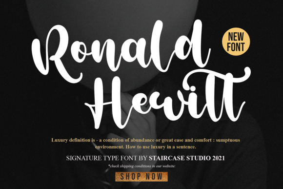 Ronald Hewitt: A Handwritten Font for Digital Branding