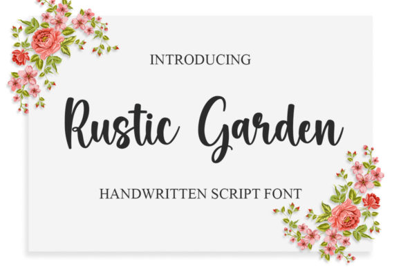 Rustic Garden Font: Elevate Your Campaign Visuals