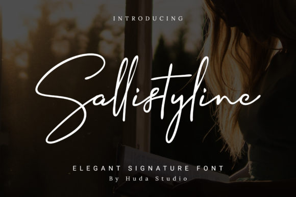 Sallistyline: An Elegant Script Font for Editorial Design