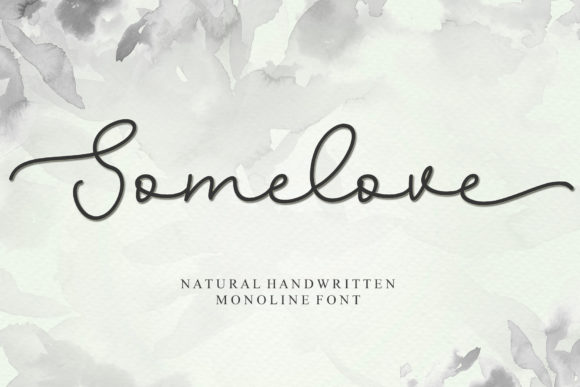 Somelove: A Handwritten Font for Social Campaigns