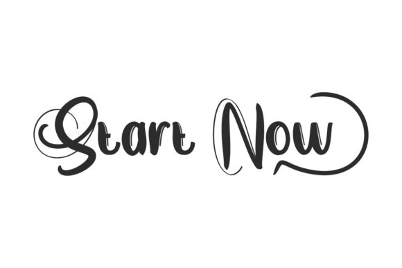 Start Now: The Handwritten Font for Modern Marketers