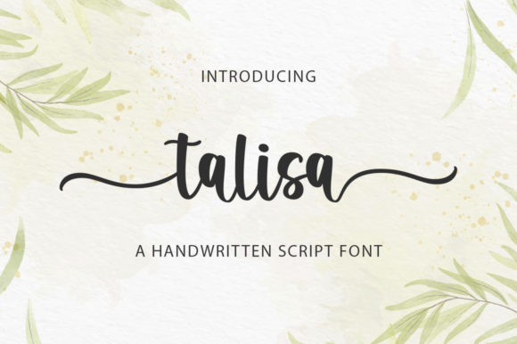 Talisa: A Refined Script Font for Digital Elegance