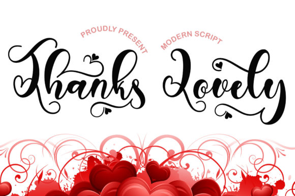 Thanks Lovely: A Festive Script Font for Web Design