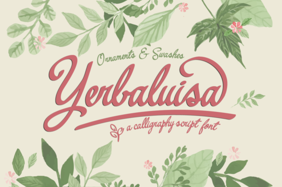 Yerbaluisa: A Handwritten Typeface for Editorial Design